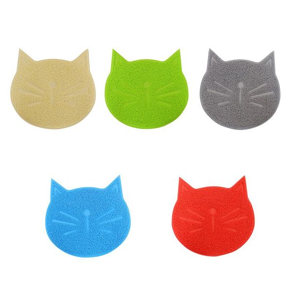 

pet dog feeding mat pad cute bed dish bowl pvc puppy cat fed feed placement toilet claw supply beds & furniture