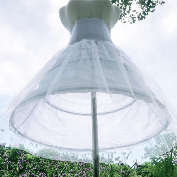 

skirts vestido de baile, enagua, corto, combinaciÃ³n gasa, raso, huesos, lolita, ballet, rockabilly, crinolina, Black