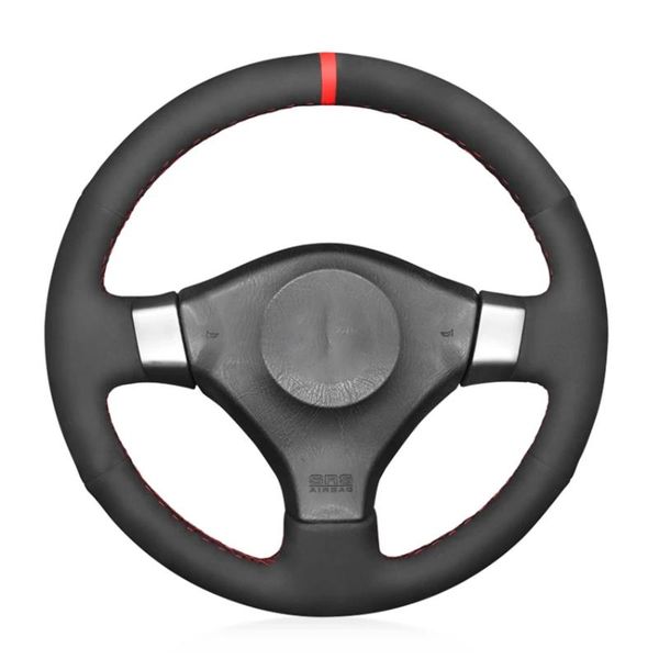 

steering wheel covers suede red marker soft car cover for 200sx s15 2001-2002 silvia 1999-2000 skyline r34 gtr gt-r 1998-2002