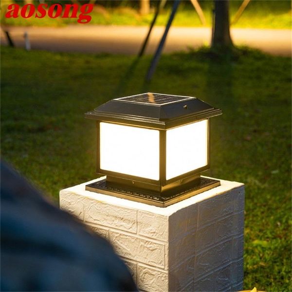 

outdoor solar post lamp wall lightsÂ with remote control waterproof ip65 modern led for home garden lamps