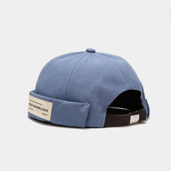 

beanies ldslyjr vintage docker cap brimless hat breathable beanie hats cotton adjustable letter landlord sailor men and women 44