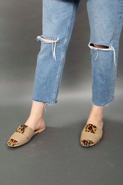 

slippers leopard women 's female np.ter419t, Black