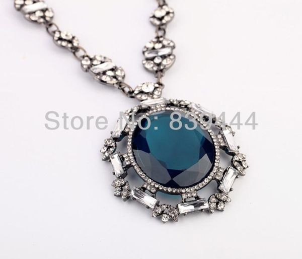 

pendant necklaces factory price jewelry elegant moonstone retro necklace, Silver