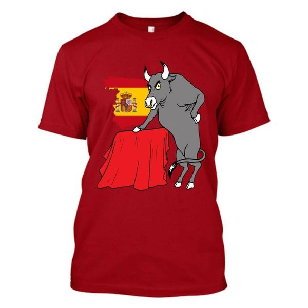 

men's t-shirts bullfighting i love spain cool t shirt tee gift funny, White;black