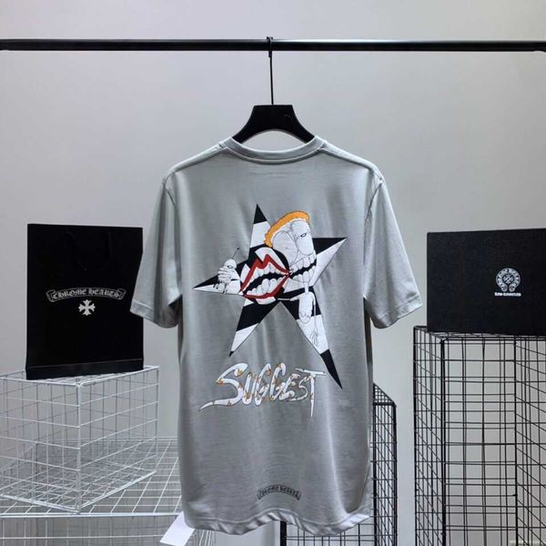

print green grey brand t-shirt 2021 graffiti new fashion cartoon lips short sleeve men's and women's dx yw, White;black