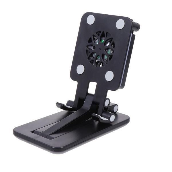 

cell phone mounts & holders holder selfie light rack cooling stand (black)