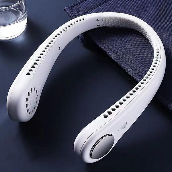 

electric fans hanging neck fan cool and refreshing usb charging portable small student sports outdoor leafless