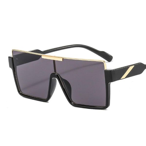 

sunglasses oversized square brand leopard fashion men women shades uv400 vintage glasses 50607, White;black