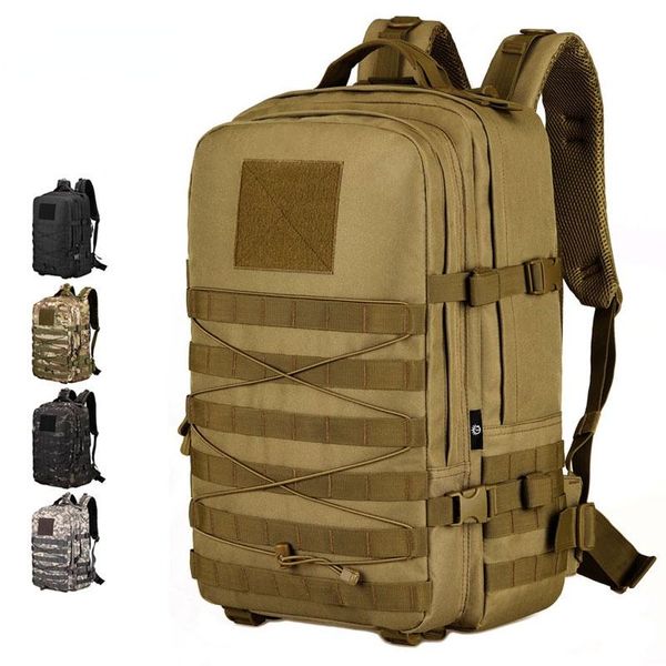 

outdoor bags 45l camping backpack military bag men travel tactical molle climbing rucksack hiking sports army tas xa87a