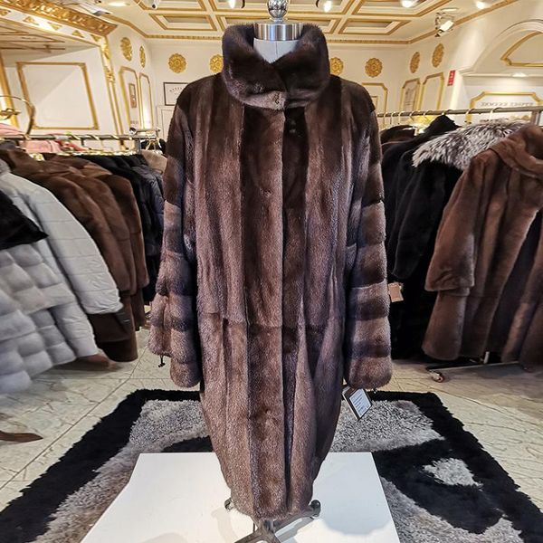 

women's fur & faux sk-k23093-3, Black