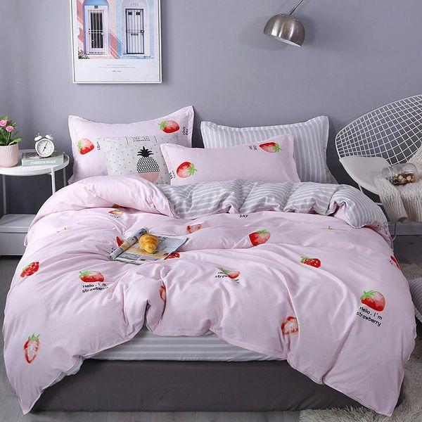 

bedding set 4 in 1,microfiber 1 duvet cover,2 pillow shams and bed sheet,,king,twin,full size,skin-friendly uniqueÂ design sets