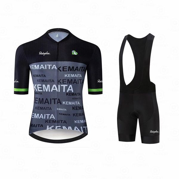 

racing sets 2021ralvpha cycling suits road bike clothing men's women pro mtb bicycle breathable jersey clothes, Black;blue