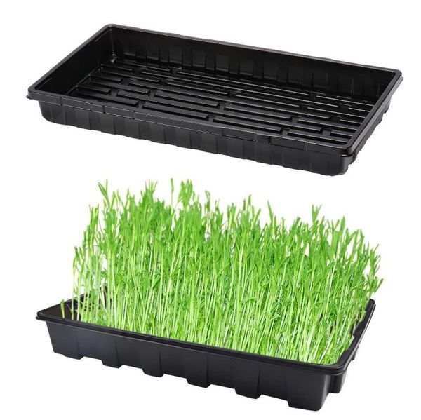 

sellingdurable seed starter growing trays kit flowers seedlings plants base planters & pots