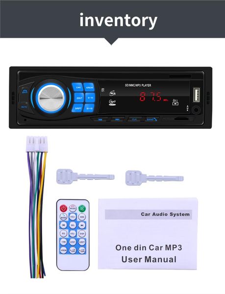 

& mp4 players bluetooth-compatible autoradio 12v car stereo radio fm aux-in input receiver sd usb in-dash 1 din mp3 multimedia player