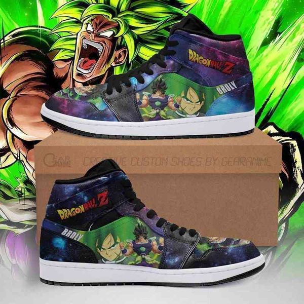 

broly agon ball super anime sneakers, Black