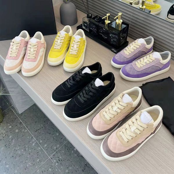 

spring autumn flat women sports board shoes low- casual shoe light versatile luxury tennis shoes classic trainers simple designer sneakers s, Black