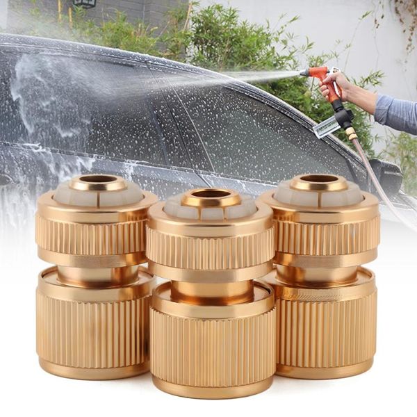 

1pc garden brass hose quick connector 1/2 copper female thread water gun fitting watering equipments