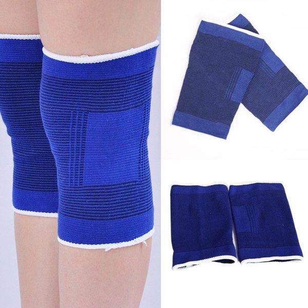 

pair kneepad support sleeve pullover wrap elastic sock compression bandage brace protection pain relief elbow & knee pads, Black;gray