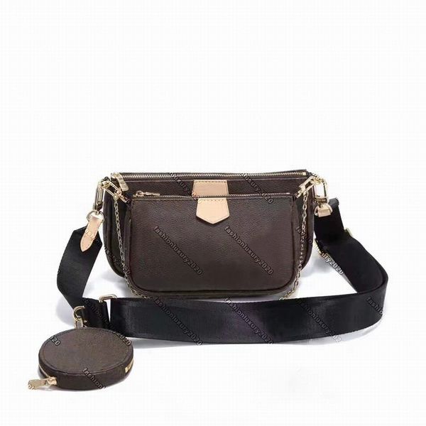 

genuine leather womens handbag black and brown purses flower ladies composite tote fashion shoulder bags female purse wallet with boxes