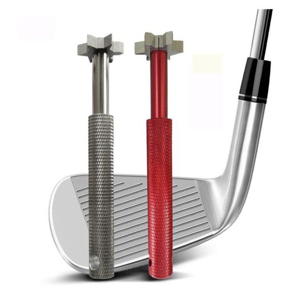 

golf training aids 1pc club grooving sharpening tool red white sharpener head strong wedge alloy accessories 2021