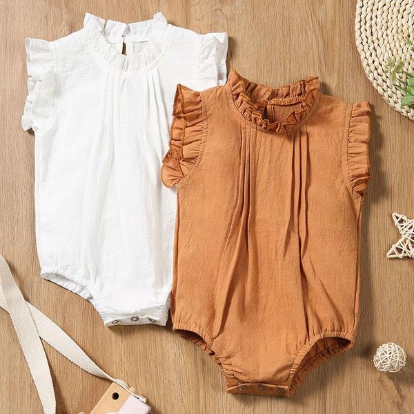 

jumpsuits 2021 baby summer clothing girl seveless rompers born clothes kids boy boys girls, Blue