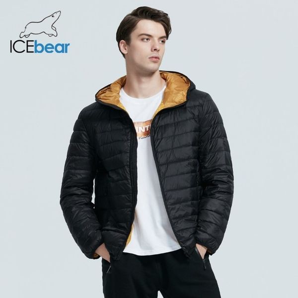 

icebear - men's lightweight down fashion casual et, hoodie, brand clothing, mwy19998d, new in 2021, Black