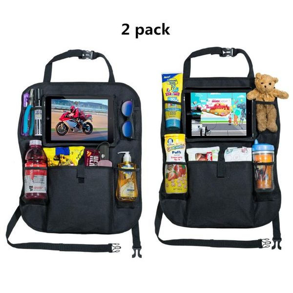 

car organizer universal seat back multi-pocket storage bag tablet holder automobiles interior accessory stowing tidying dropship