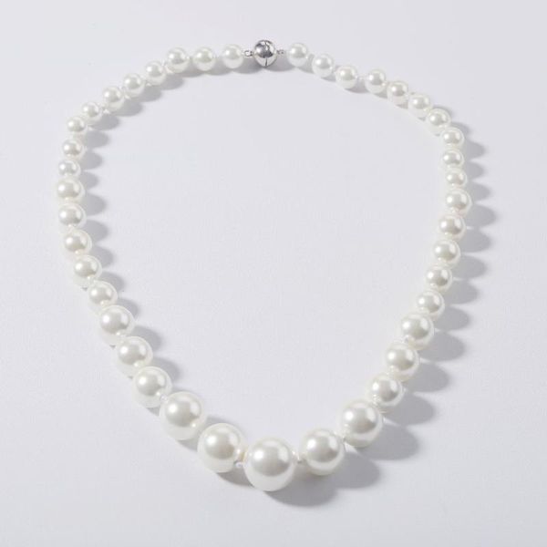 

chains beritafon natural mother of pearl necklace for women or girls, Silver