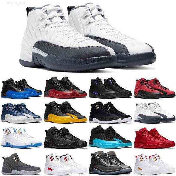 

wholesale 12 12s mens basketball shoes utility twist playoffs royalty reverse flu game men trainers sports sneakers size 7-13