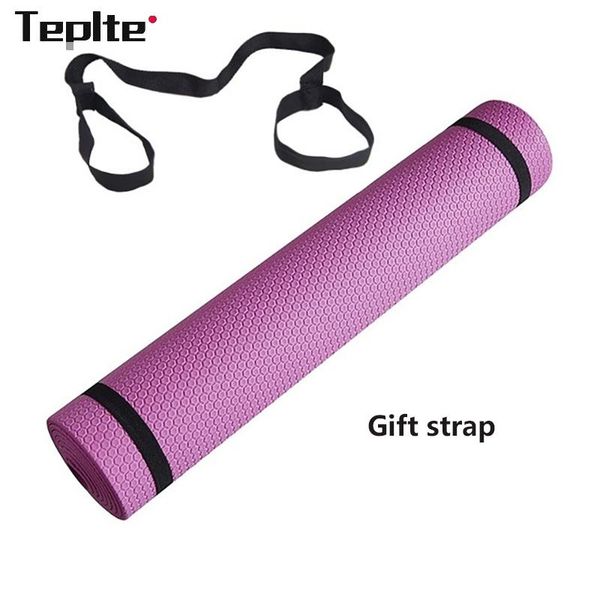 

yoga mat anti-skid sports fitness 10mm thick eva comfort foam mafor exercise, yoga, and pilates gymnastics mats