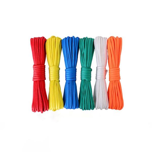 

outdoor gadgets 10 meters 4mm paracord survival parachute cord camping climbing lanyard tent rope hiking clothesline tools