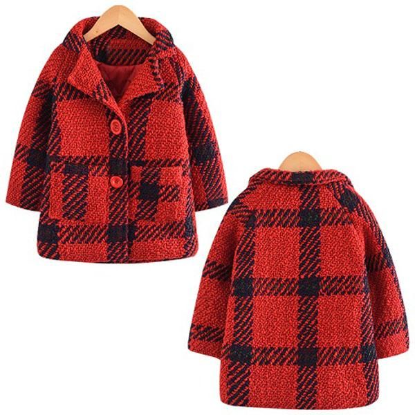 

coat girls' cotton-padded coats children's long, Blue;gray