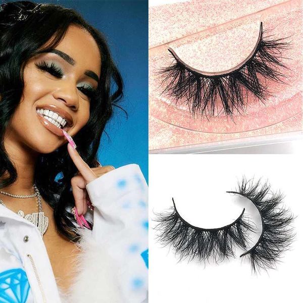

mink eyelashes crisscross natural false eyelash extension full strip lashes handmade fake1