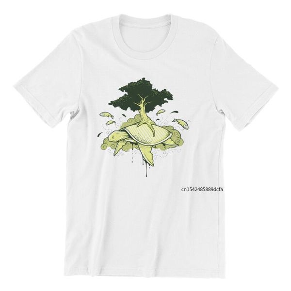 

men's t-shirts t-shirt turttle kawaii anime oversized, White;black