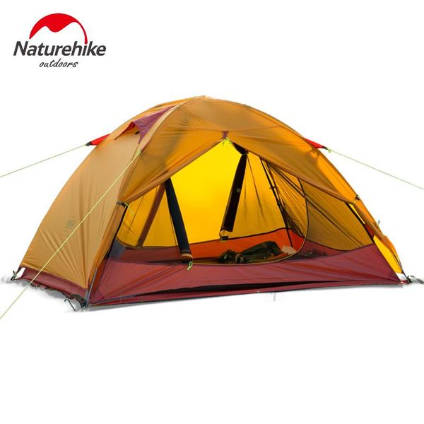 

naturehike 2 person windproof waterproof anti uv double layer tent 20d silicone ultralight outdoor hiking camping tourist tents and shelters