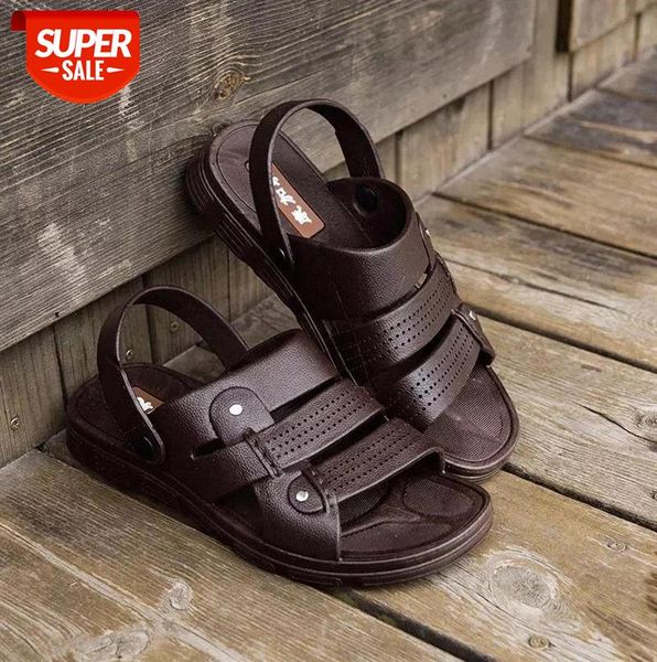 

summer men sandals breathable beach sandalias hombre outdoor men shoes casual water shoes male slippers sandalia zapatos hombre #y95w, Black