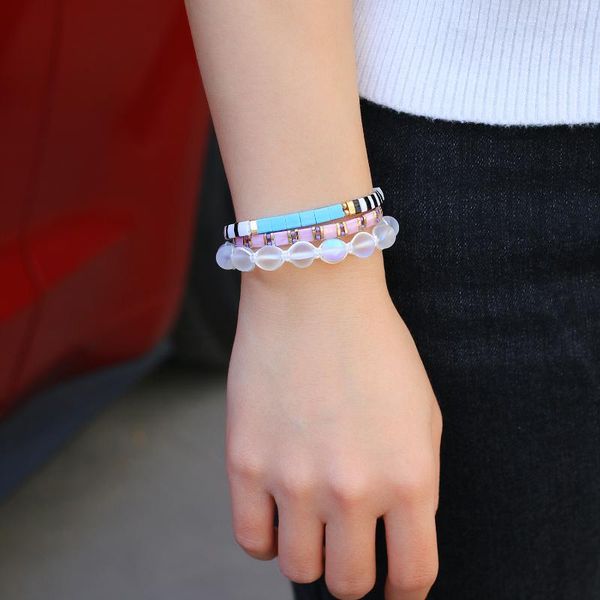 

charm bracelets kelitch tila beaded boho miyuki bracelet beach fashion jewelry 2021 color friendship accessories for chain women, Golden;silver