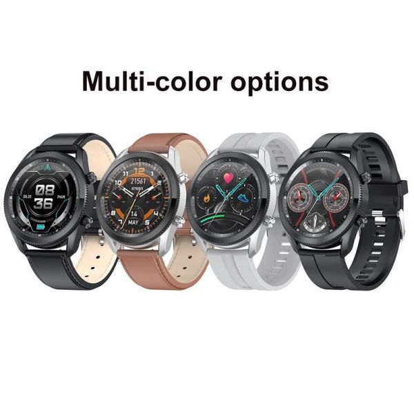 

smart wristbands round screen bracelet l61 dial with rotatable fitness tracker heart rate fashion ip67 waterproof watch
