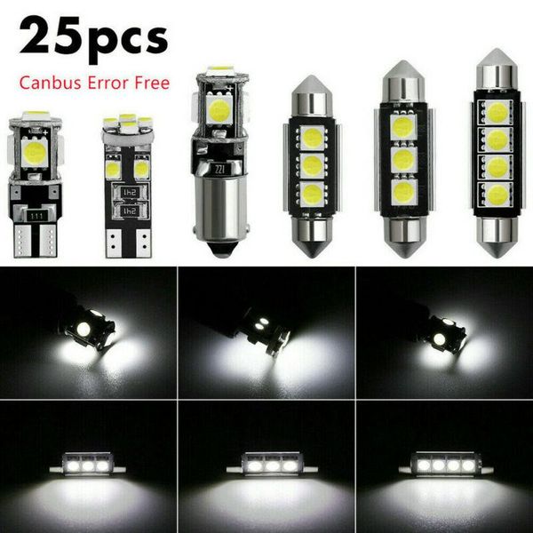 

car headlights interior led bulb 6000k 1.2-2.5w/bulb bulbs for x5 e70 m 2007-2013