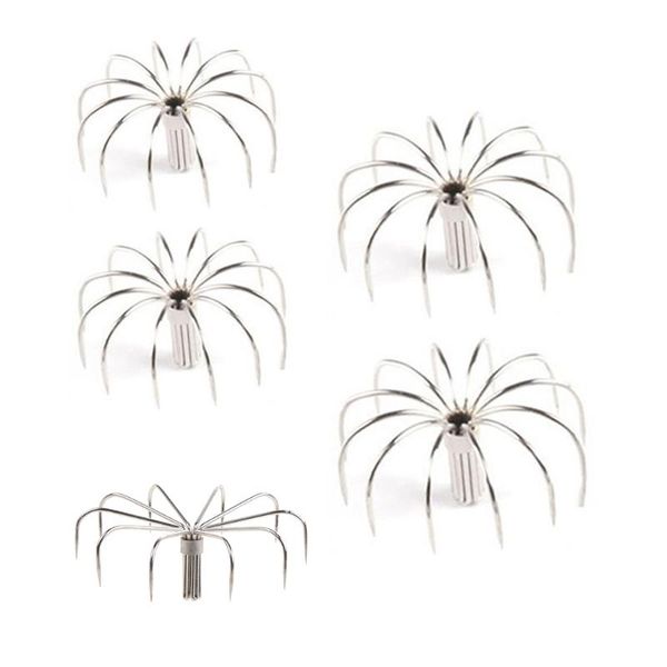 

fishing hooks 5 pcs 12 needles stainless steel squid cuttlefish ocs umbrella jigging fishhook tackle