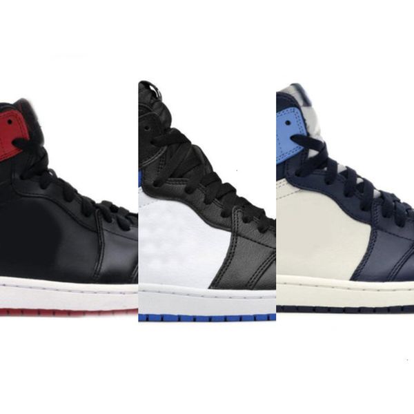 

mens women basketball 1 1s jumpman toe bred chicago royal men designer sport shoes sneakers trainers with box 27y65sdxd