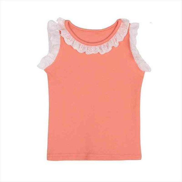 

childrens vest sleeveless cotton clothing summer girls bottoming shirt p4290, Blue