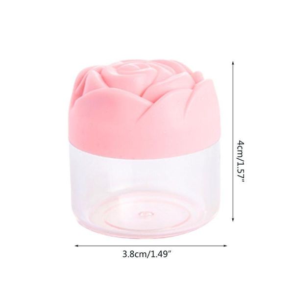 

storage bottles & jars 2021 5pcs 20g cream jar with rose pattern lid empty cosmetics container box