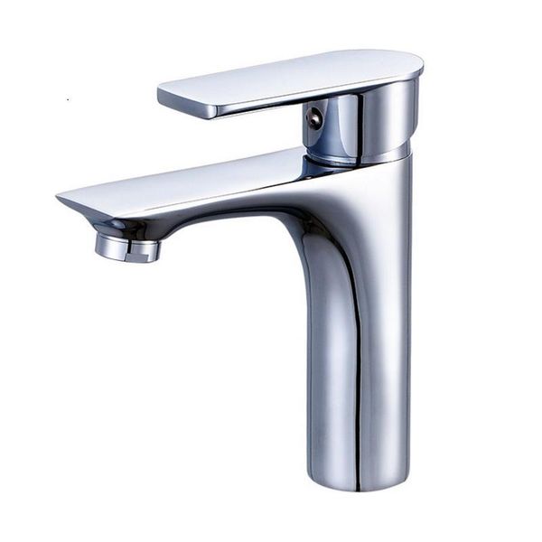 

brass basin faucets and cold sink tap bathroom mixer washroom electroplated single handle hole water faucet