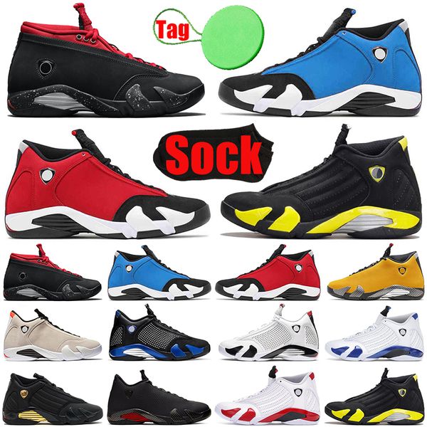 

with sock and tag 14 14s mens basketball shoes gym blue red lipstick varsity royal defining moments gold thunder desert sand men trainers sp