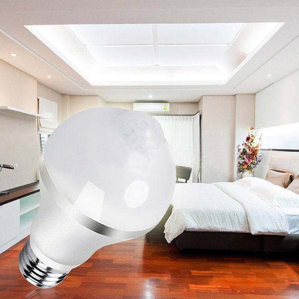 

bulbs pir motion sensor light bulb 9w led for stairs garage corridor porch walkway mdj998