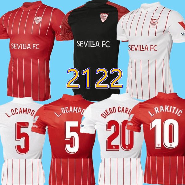 

fans player version 21 22 fc sevilla soccer jersey suso 2021 2022 ever banega en-nesyri navas de jong el haddadi reguilon football shirt i.r, Black;yellow