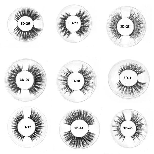 

false eyelashes delicate makeup tools 9 styles eye lashes extension thick long soft silk protein