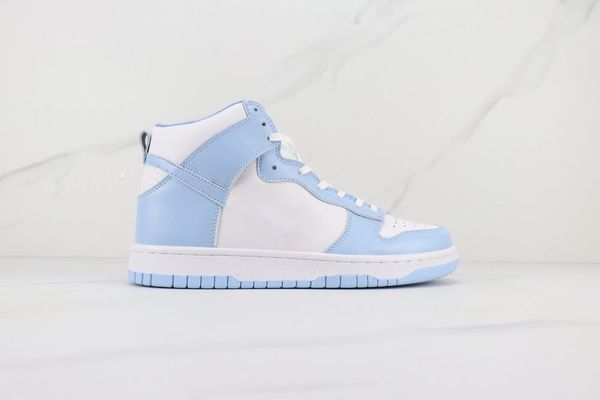 

(with box)2021 high aluminum basketball shoes men women white blue sneaker