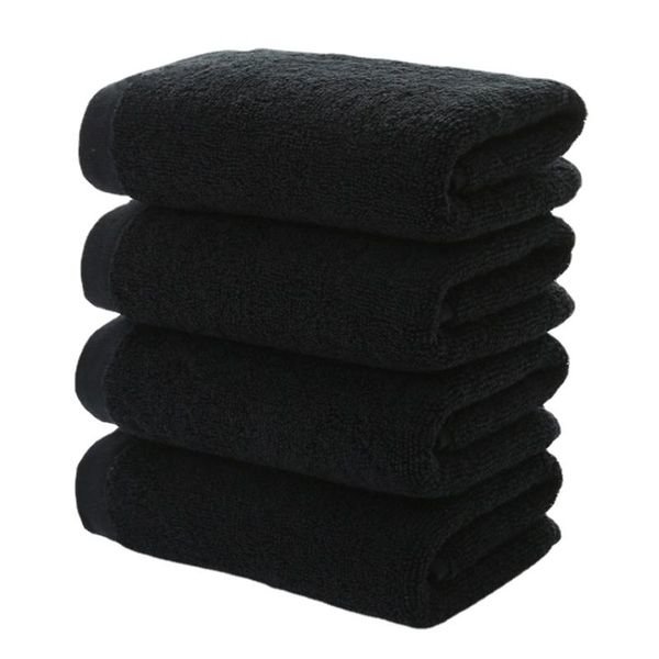 

towel black large bath cotton thick shower face towels home bathroom el adults badhanddoek toalha de banho serviette bain